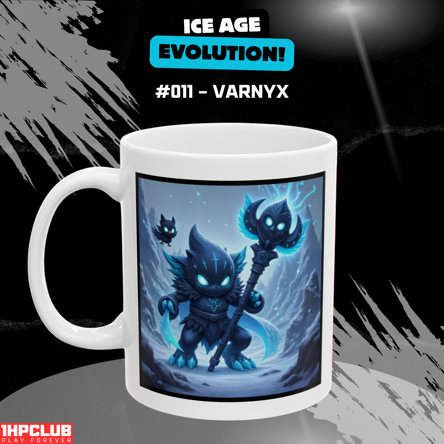 1HPCLUB – MugBeast League - Ice Age Evolution! #011 – Varnyx Mug, Clutch Mode Coffee, Daily Grind Gear, Respawn Ready – 11oz