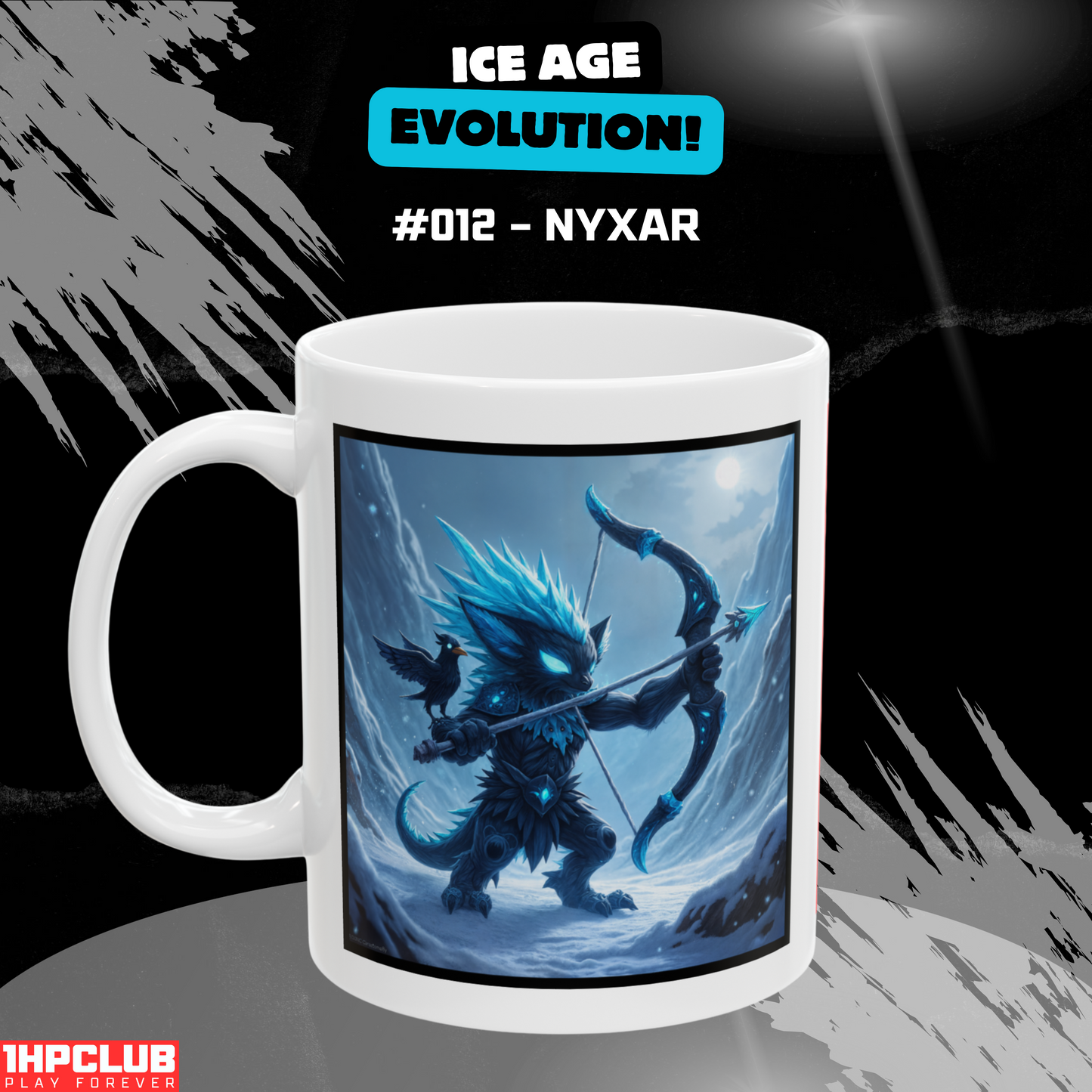 1HPCLUB – MugBeast League - Ice Age Evolution! #012 – Nyxar Mug, Clutch Mode Coffee, Daily Grind Gear, Respawn Ready – 11oz