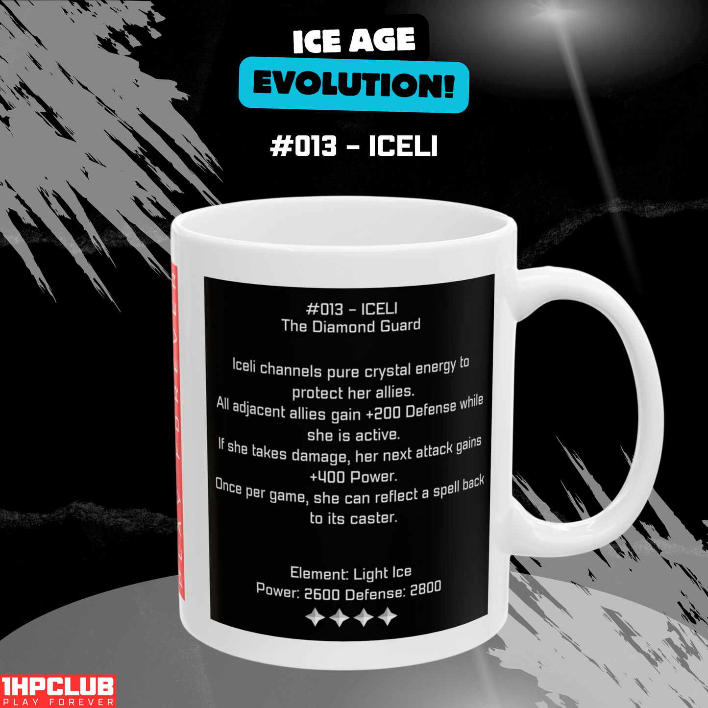 1HPCLUB – MugBeast League - Ice Age Evolution! #013 – Iceli Mug, Clutch Mode Coffee, Daily Grind Gear, Respawn Ready – 11oz
