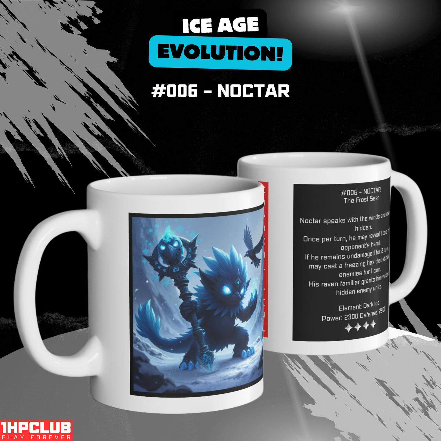 1HPCLUB – MugBeast League - Ice Age Evolution! #006 – Noctar Mug, Clutch Mode Coffee, Daily Grind Gear, Respawn Ready – 11oz