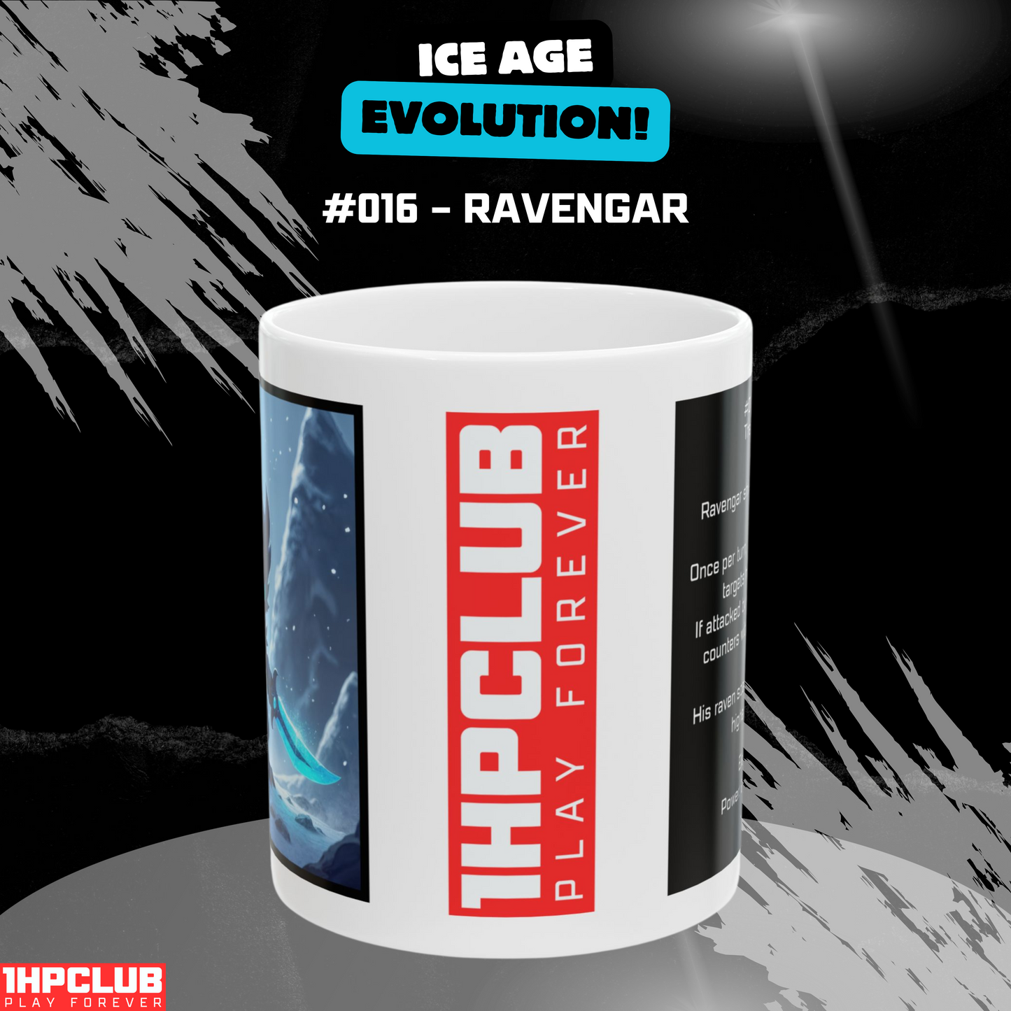 1HPCLUB – MugBeast League - Ice Age Evolution! #016 – Ravengar Mug, Clutch Mode Coffee, Daily Grind Gear, Respawn Ready – 11oz